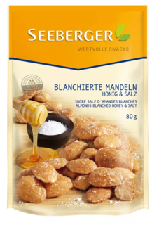 Миндаль жареный с солью и медом Seeberger 80 г
