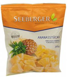 Сухофрукты Seeberger ананас кусочками 200 г