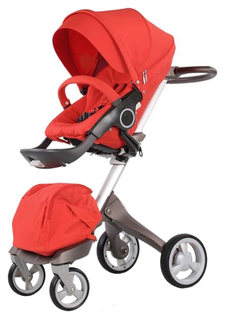 Коляска 3 в 1 Dsland Stokke, Цвет красный