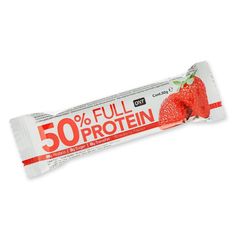 Протеиновый батончик QNT 50% Full Protein Bar клубника 50 г
