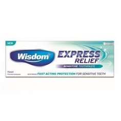 Зубная паста Wisdom Sensitive Expert Express Relief для снятия чувствительности 75мл