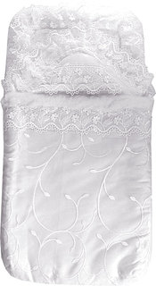 Конверт на выписку Папитто с органзой Белый