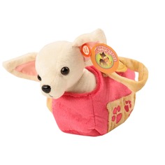 Мягкая игрушка Пушистые друзья Собачка интерактивная в сумочке JB500007