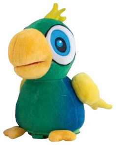 Интерактивная игрушка IMC Toys Попугай интерактивный Benny, зеленый 95021