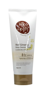 Пенка для умывания Welcos С экстрактом корня красного женьшеня 120 г