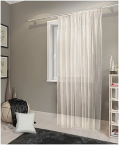 Штора Amore Mio Тюль 3.0*2.7 см 1 шт Цвет - белый