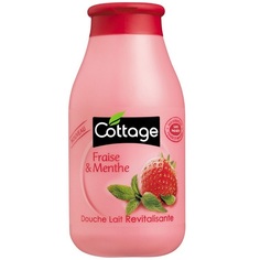 Гель для душа Cottage "Strawberry & Mint. Клубника и мята" восстанавливающий