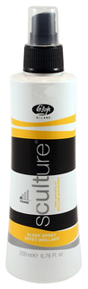 Спрей-блеск эластичной фиксации для волос Lisap Milano Sculture Sleek Spray 250 мл