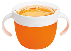 Контейнер с крышкой для хранения продуктов Munchkin Поймай печенье 12+ Оранжевый