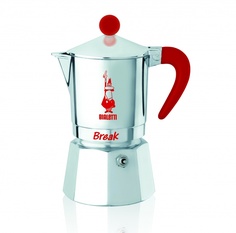 Гейзерная кофеварка Bialetti Break Red 6 порции