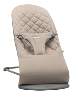 Шезлонг детский BabyBjörn Bliss Cotton Песочный