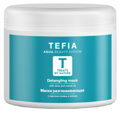 Маска разглаживающая с маслом оливы и монои Tefia Treats by Nature 500 мл