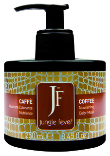 Маска питающая тонирующая для волос Jungle Fever Color Mask Coffee, Кофейный 250 мл