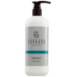 Непенящийся прозрачный гель для бритья Barbaro Shaving Gel Emerald 500 мл