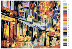 Картина по номерам, 40 x 50, LA12