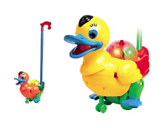 Каталка детская Рыжый Кот Уточка И-0476