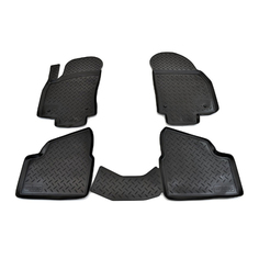 Коврики в салон Element для OPEL Astra H 2004, 4 шт. полиуретан, серые