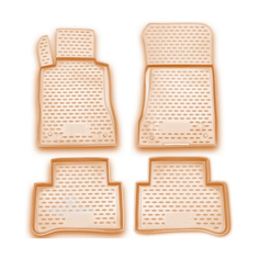 Коврики в салон Element для MERCEDES-BENZ СLS-Class W219 2004, 4 шт. полиуретан, бежевые