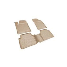 Коврики в салон Element для KIA Opirus 2003, 4 шт. полиуретан, бежевые