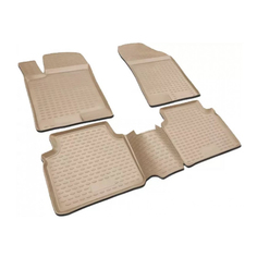 Коврики в салон Element для VW Touareg II 2010-2018, 4 шт., бежевые