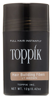 Пудра-загуститель для волос Toppik Hair Building Fibers Светло-каштановый 12 гр