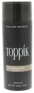Пудра-загуститель для волос Toppik Hair Building Fibers Светло-каштановый 55 гр