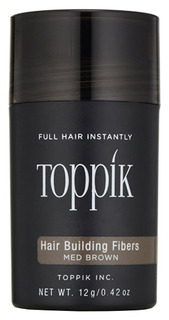 Пудра-загуститель для волос Toppik Hair Building Fibers Каштановый 12 гр