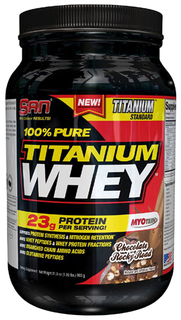 Протеин SAN Titanium Whey 100% Pure 908 г рокки-роуд