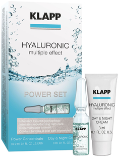 Набор косметики для лица Klapp HYALURONIC Power Set 3*2 мл +3 мл