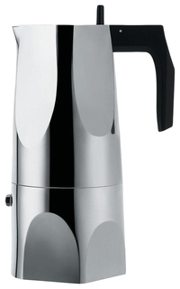 Гейзерная кофеварка Alessi Ossidiana MT18/6 Silver