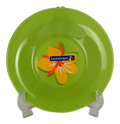 Тарелка Luminarc Pop Flowers green 21,5 см
