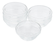 Набор салатников из закаленного стекла ШЕФС, диаметр 60 мм, высота 30 см Pasabahce