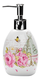 Дозатор для мыла LORAINE Пионы 400 мл LR (х36)