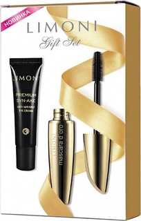 Набор для макияжа Limoni Mascara Doro + Premium Syn-Ake Anti-Wrinkle Eye Cream