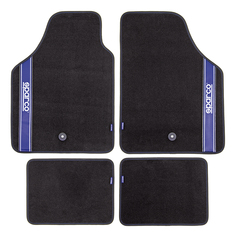 Комплект ковриков в салон автомобиля Sparco для (SPC/RCN-404 BK/BL)