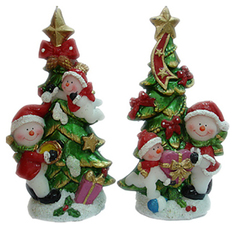 Новогодняя свеча Snowmen Е93233 Зеленый