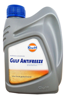 Антифриз GULF ANTIFREEZE Красный Концентрат 1.225л 4.93кг
