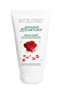 Маска для лица BelKosmex Сливки и молочко розы 100 мл