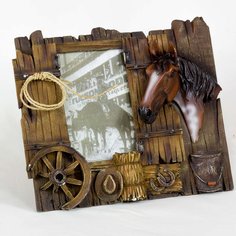 Фоторамка керамическая "Лошадь в конюшне" 10х15 см Image Art