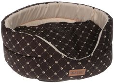 Лежак для кошек KATSU Yohanka shine Cat Paw коричнево-бежевый, размер 2 46х32х18см