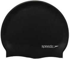 Шапочка для плавания Speedo Plain Flat Silicone Cap 8-70991 черная (0001)