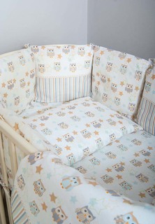 Комплект детского постельного белья Сонный гномик Софушки бежевый