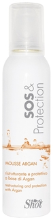 Мусс для волос Shot SOS & Protection Mousse Argan 150 мл