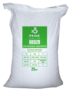 Средство для ухода за водой Prime Морская соль 25 кг P.R.I.M.E.