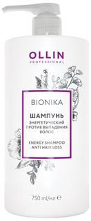 Шампунь Ollin Professional BioNika Energy Shampoo Anti Hair Loss 750 мл