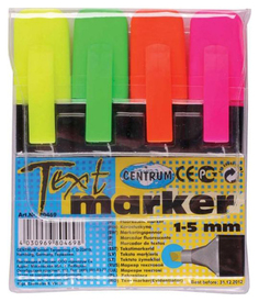 Набор из 4-х текстовыделителей CENTRUM