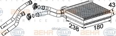 Радиатор печки HELLA 8FH351315641