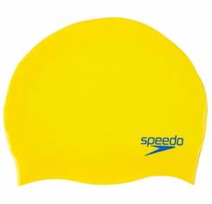 Детская шапочка для плавания Speedo Junior Plain Moulded Silicone Cap, цвет 7668