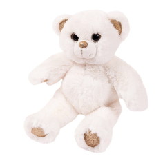 SHANTOU Мягкая игрушка Медведь белый, 16 см M101