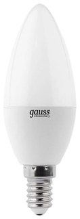 Лампочка Gauss Elementary Candle E14 12W 3000K 33112